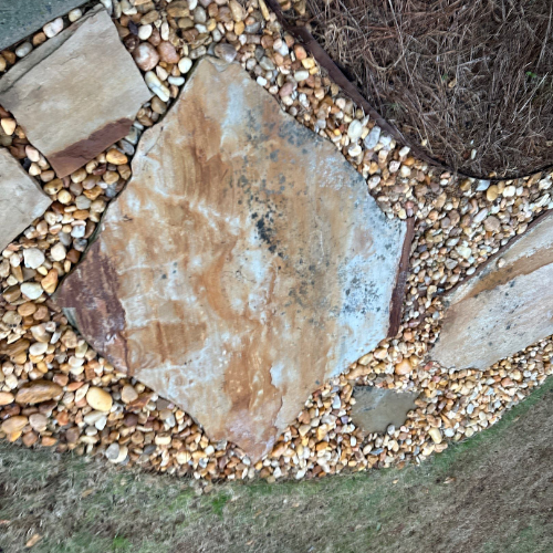 Stone paver patio after pressure washing - Mighty Pro Wash Gwinnett County